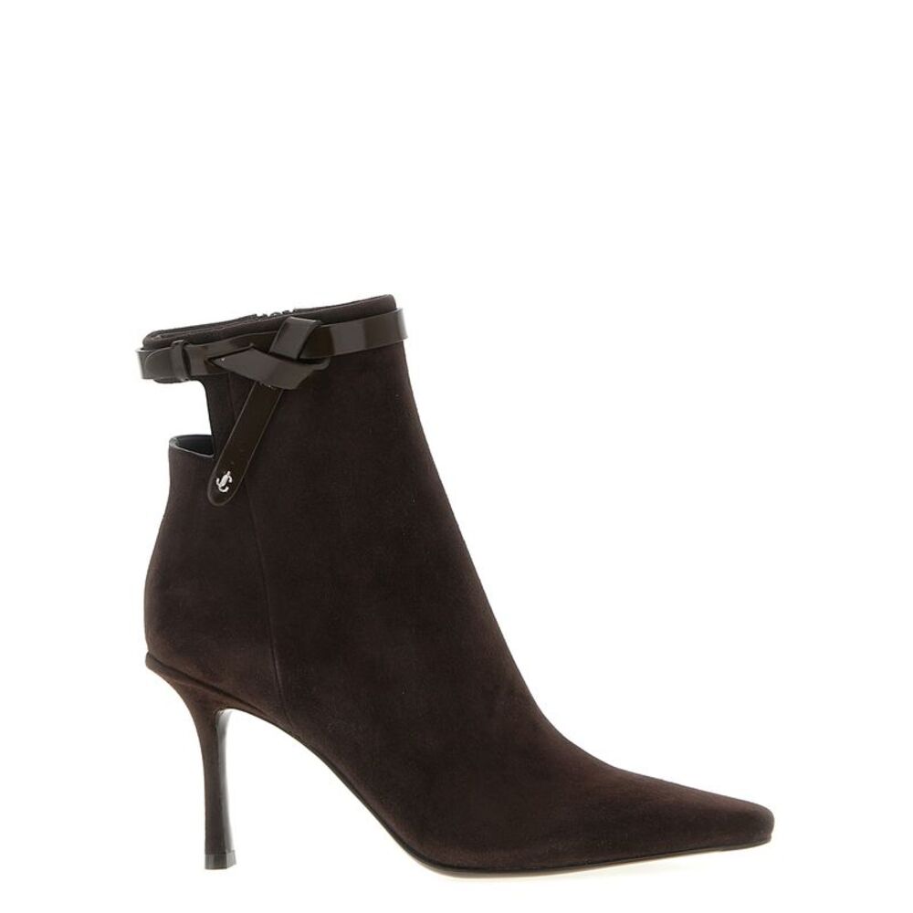 Jimmy Choo Brown Leather Ankle Women's Boots